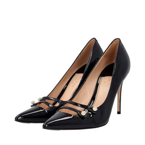 gucci aneta double strap court shoes|Gucci Aneta Double.